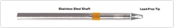 Thermaltronics S75CH025 Chisel 30deg 2.5mm (0.10") interchangeable for Metcal SSC-736A